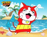 Jibanyan super feliz