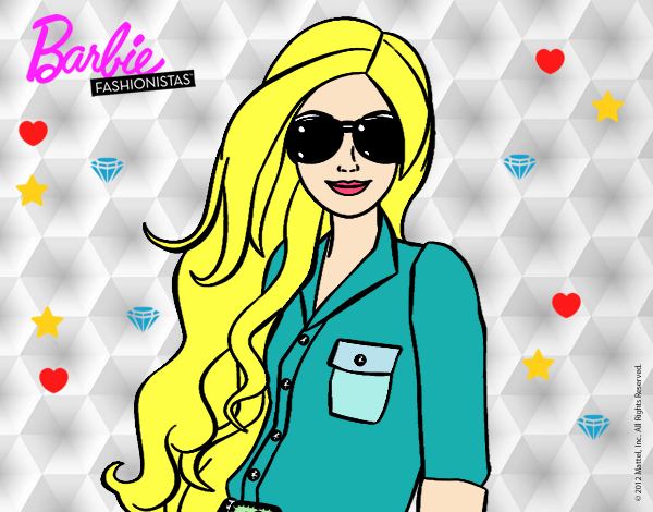 Barbie con gafas de sol