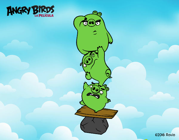 Cerdos verdes de Angry Birds