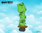 Cerdos verdes de Angry Birds