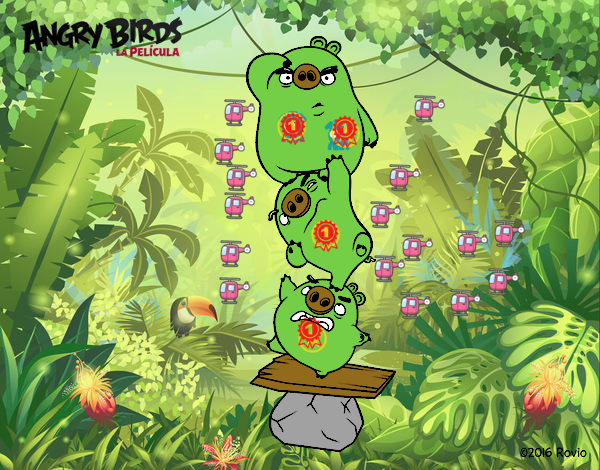 Cerdos verdes de Angry Birds