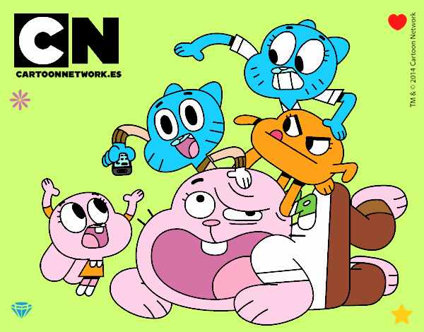 familia el increíble mundo de gumball