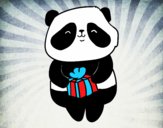 Panda con regalo