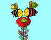 Pareja de abejas