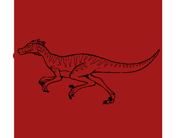 Velociraptor de fuego de p