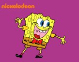 Bob Esponja saludando