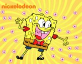 Bob Esponja saludando