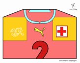 Camiseta del mundial de fútbol 2014 de Suiza