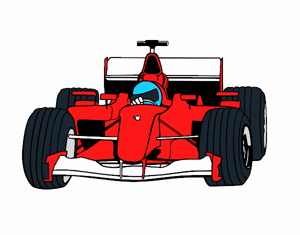 Dibujo de Coche de F1 pintado por en  el día 19-02-20 a las  21:56:08. Imprime, pinta o colorea tus propios dibujos!