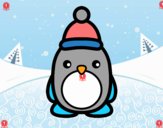 Pingüino navideño