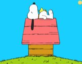 Snoopy durmiendo