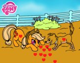 Applejack y Winona