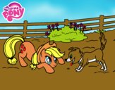 Applejack y Winona