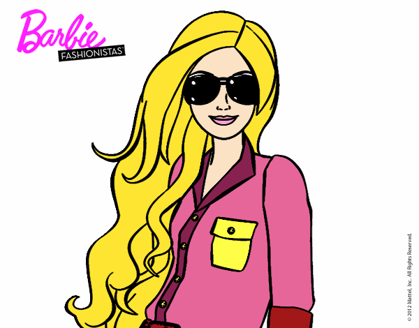 Barbie con gafas de sol