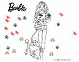 Barbie con sus mascotas