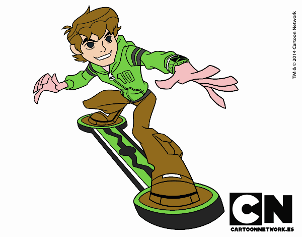 Ben 10 skateboard