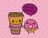 Café y donut