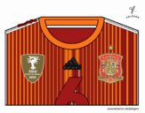 Camiseta del mundial de fútbol 2014 de España