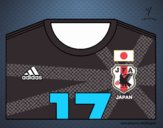 Camiseta del mundial de fútbol 2014 de Japón