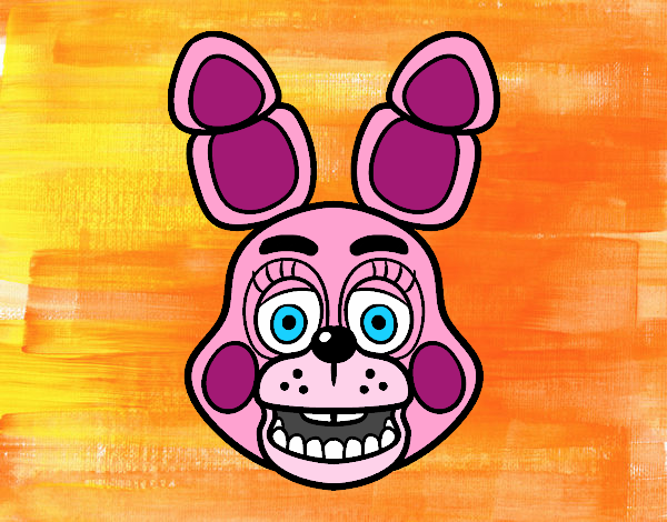 Cara de Toy Bonnie de Five Nights at Freddy's