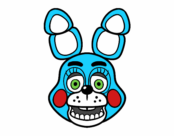 Cara de Toy Bonnie de Five Nights at Freddy's