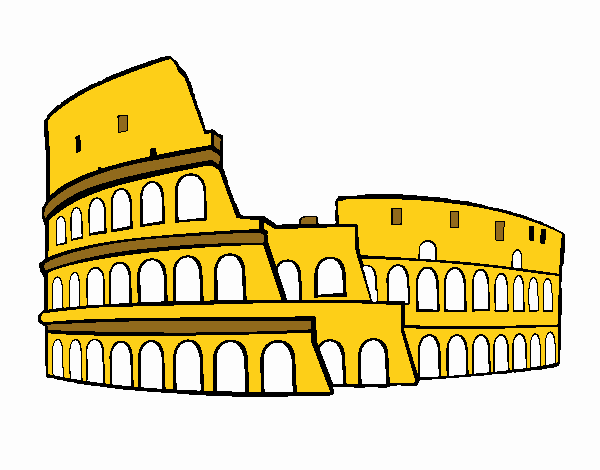 Dibujo de Coliseo romano pintado por en  el día 25-02-20 a las  12:55:57. Imprime, pinta o colorea tus propios dibujos!