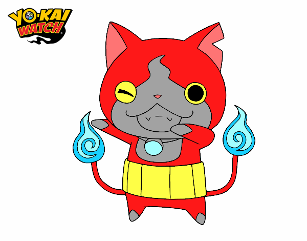 Jibanyan guiñando el ojo