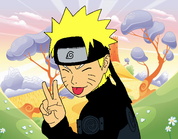 Naruto sacando lengua