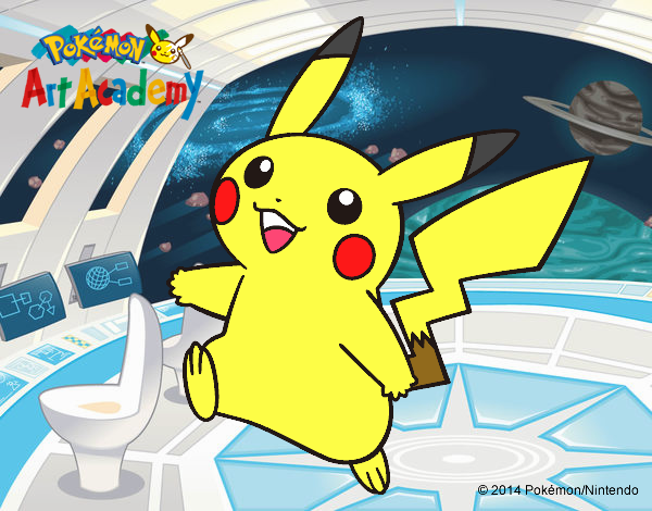 Pikachu en Pokémon Art Academy