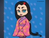 Princesa con kimono