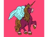 Unicornio con alas