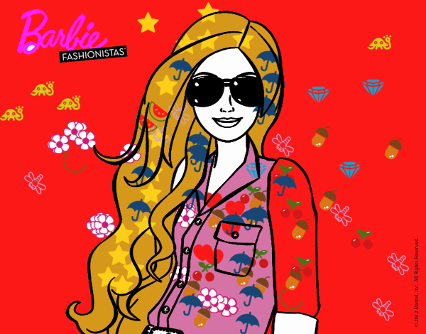 Barbie con gafas de sol