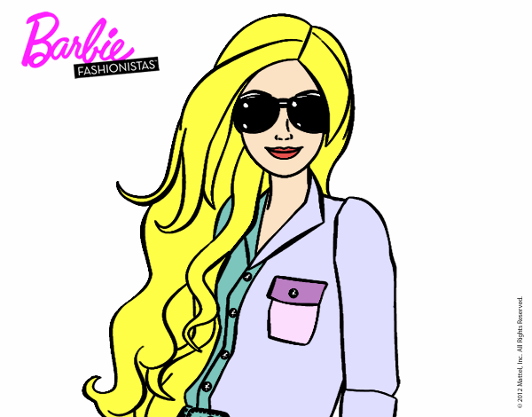 Barbie con gafas de sol