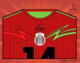 Camiseta del mundial de fútbol 2014 de México