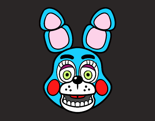 Cara de Toy Bonnie de Five Nights at Freddy's