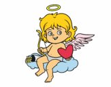 Cupido en una nube