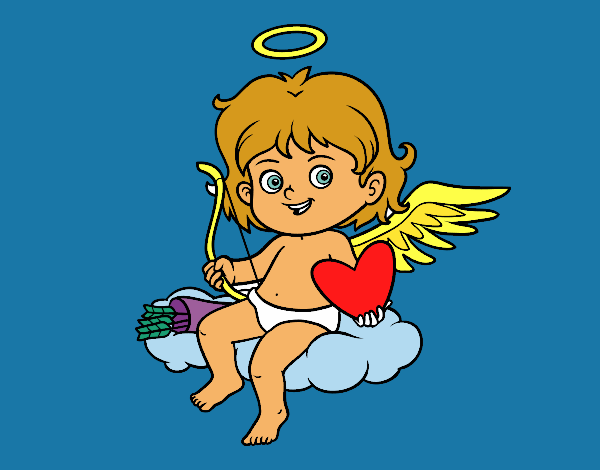 Cupido en una nube