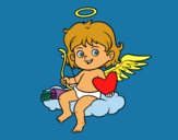 Cupido en una nube