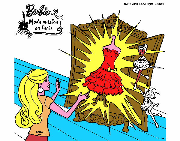 El vestido mágico de Barbie