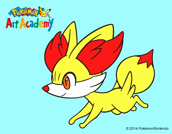 Fennekin corriendo