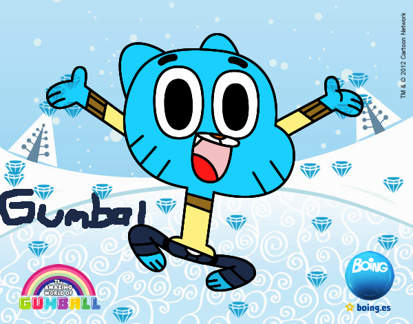 gumbal en el hielo