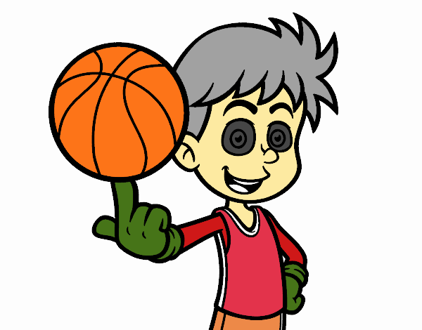 Jugador de baloncesto junior