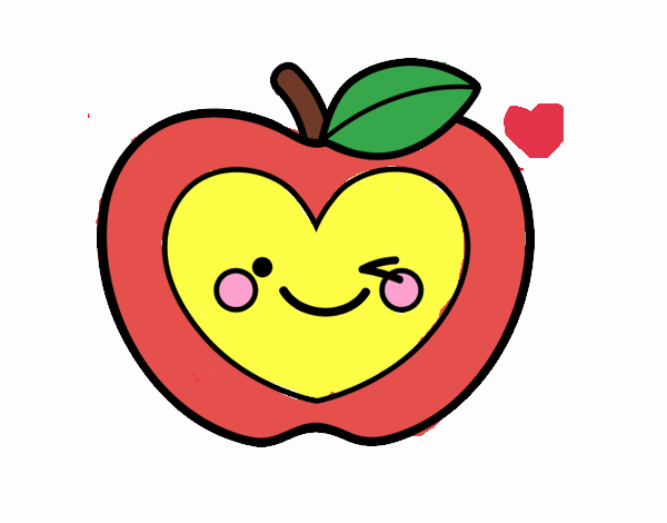 Manzana corazón