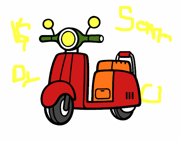 Una vespa