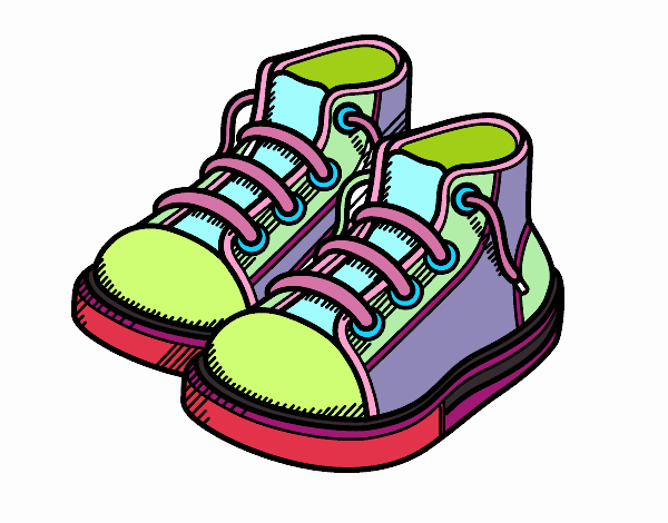 Dibujo de Zapatillas de niño pintado por en  el día 03-03-20 a  las 14:47:20. Imprime, pinta o colorea tus propios dibujos!