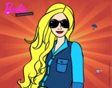 Barbie con gafas de sol