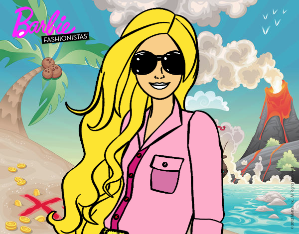 Barbie con gafas de sol