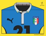 Camiseta del mundial de fútbol 2014 de Italia