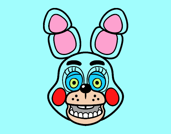 Cara de Toy Bonnie de Five Nights at Freddy's