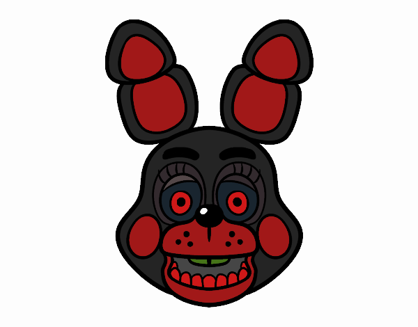 Cara de Toy Bonnie de Five Nights at Freddy's